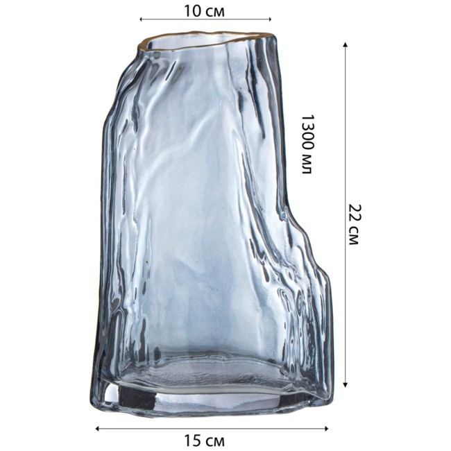 Ваза 15*10 см. высота=22 см Lefard (182-1007) Ваза 15*10 см. высота=22 см Lefard (182-1007)