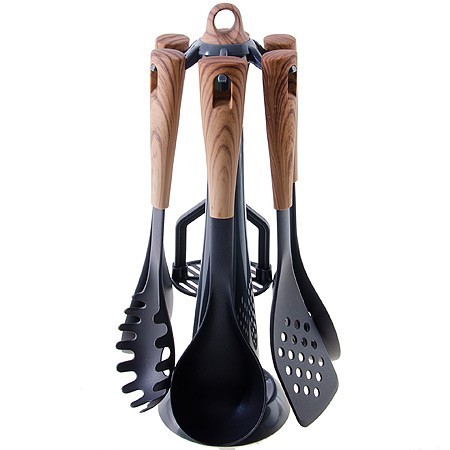 Кухонный набор на подставка 7 пр нейлон/термопластик Mayer&Boch (29523)