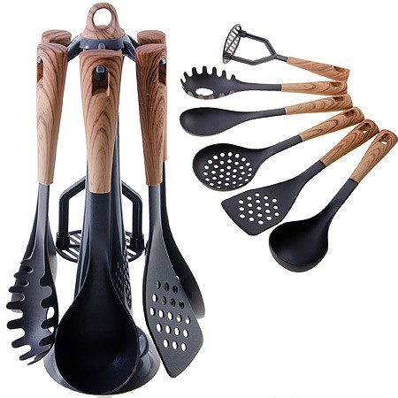 Кухонный набор на подставка 7 пр нейлон/термопластик Mayer&Boch (29523)