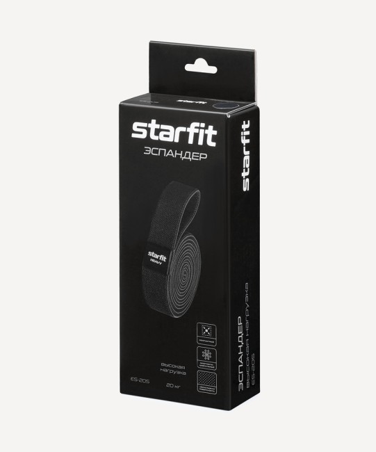 Эспандеры для кроссфита STARFIT ES-205, высокая нагрузка, текстиль, черный (2113738) Эспандеры для кроссфита STARFIT ES-205, высокая нагрузка, текстиль, черный (2113738)
