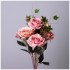 Букет из искусственных роз длина=50см , цвет кремово-розовый Lefard (535-388)