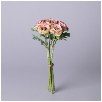 Букет искусственных цветов "ранункулюс" высота= 31см Lefard (287-523) Букет искусственных цветов "ранункулюс" высота= 31см Lefard (287-523)