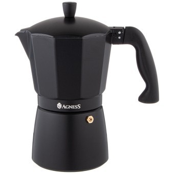 Кофеварка гейзерная "bonjour", 450 мл на 9 чашек Agness (944-012)
