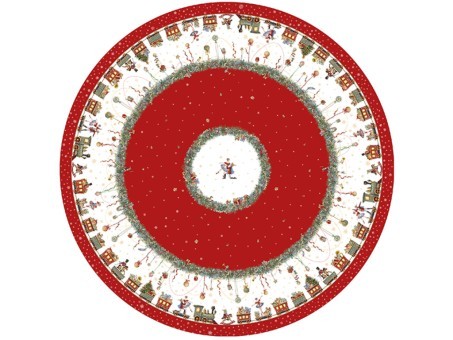Скатерть круглая "щелкунчик" ,190см ,красный , 100%хлопок , твил Lefard (850-762-25) Скатерть круглая "щелкунчик" ,190см ,красный , 100%хлопок , твил Lefard (850-762-25)