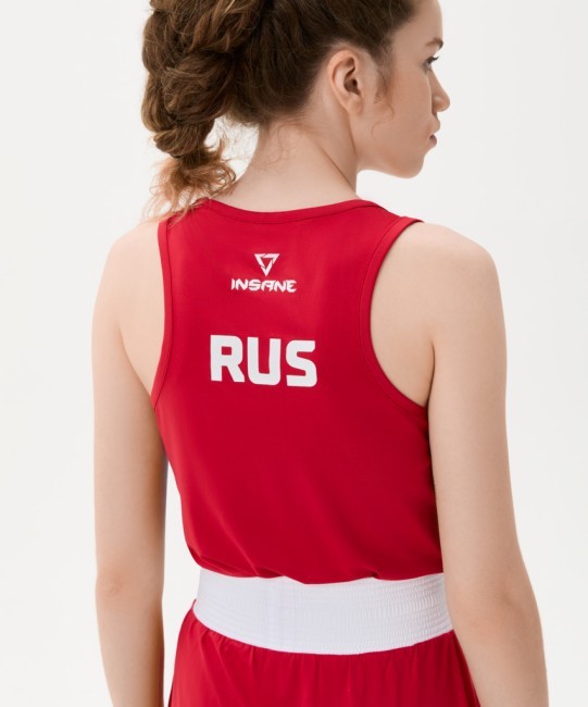 Майка боксерская женская INSANE RBF, красный (2133671)
