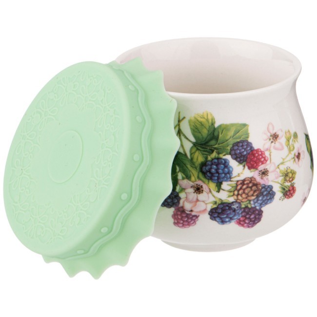 Баночка с силиконовой крышкой lefard "ежевика" 180 мл Lefard (359-312) Баночка с силиконовой крышкой lefard "ежевика" 180 мл Lefard (359-312)