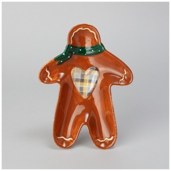 Тарелка закусочная agness “пряничный домик" 20,8*15,5*2,8 см Agness (358-2274) Тарелка закусочная agness “пряничный домик" 20,8*15,5*2,8 см Agness (358-2274)