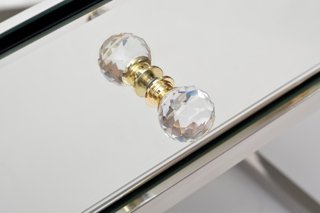 Тумба зерк. с ящиком каркас н/ж сталь хром 50*40*50см (TT-00008390)