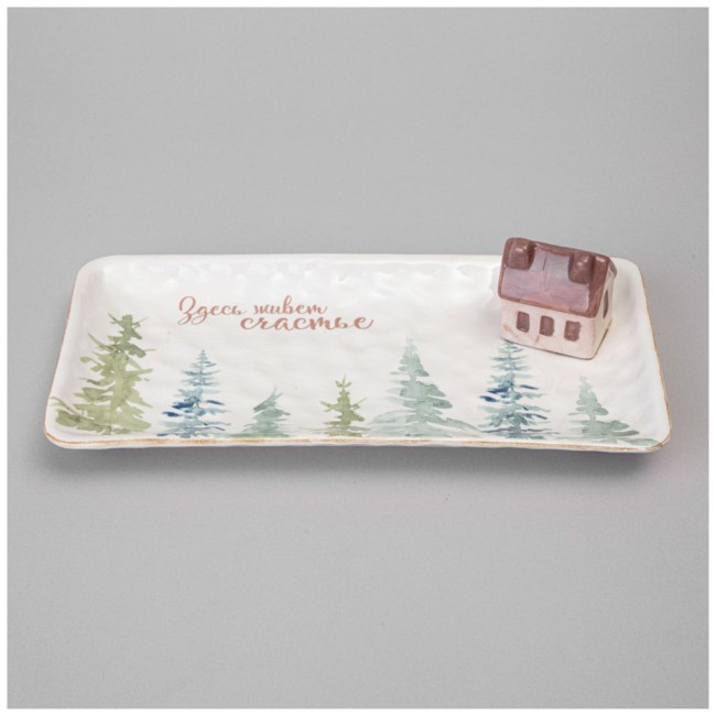 Блюдо сервировочное коллекция "chalet" 25*13*6 см Lefard (230-501)