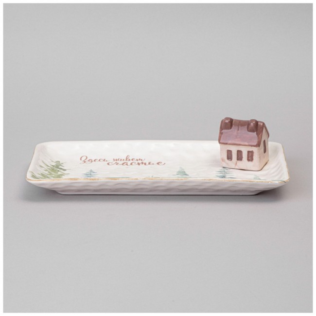 Блюдо сервировочное коллекция "chalet" 25*13*6 см Lefard (230-501)