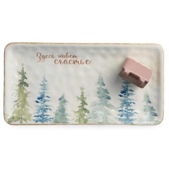 Блюдо сервировочное коллекция "chalet" 25*13*6 см Lefard (230-501)