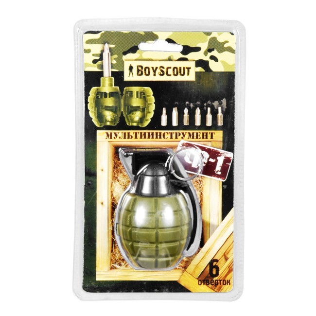 Мультиинструмент Boyscout Ф-1, 6 функций 61117 (62868)