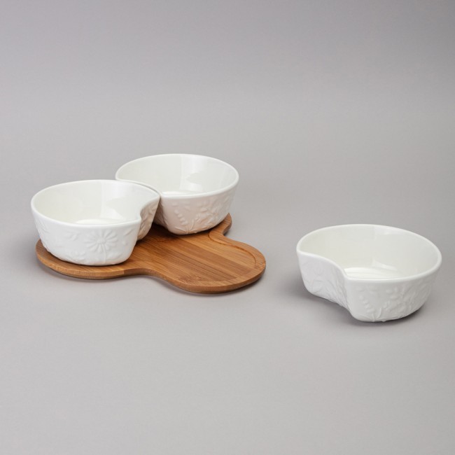 Менажница 3 секции lefard "flowers story" на дерев. подставке 22*22*6 см 250 мл Lefard (474-262) Менажница 3 секции lefard "flowers story" на дерев. подставке 22*22*6 см 250 мл Lefard (474-262)