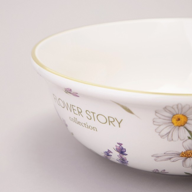 Салатник agness "flower story" 21,5*7,5 см 1350 мл Agness (358-2182)