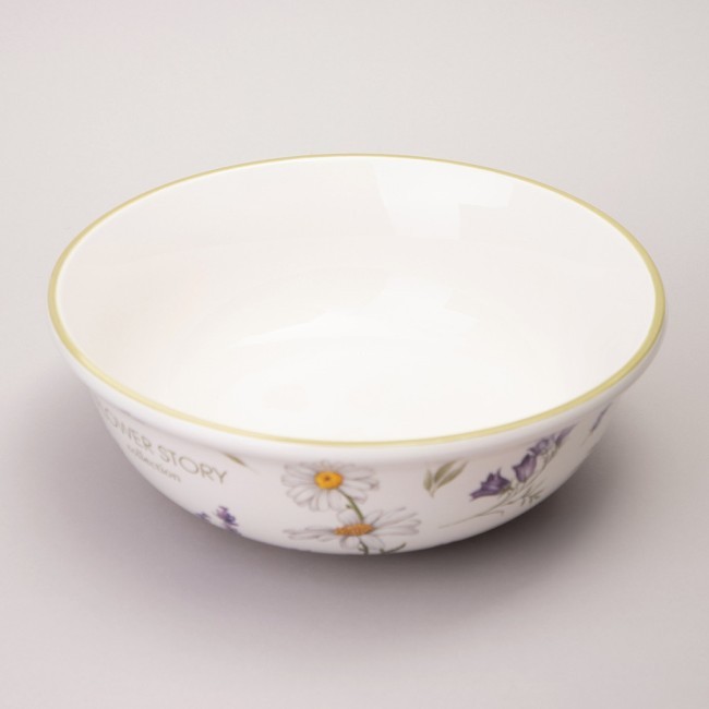 Салатник agness "flower story" 21,5*7,5 см 1350 мл Agness (358-2182)