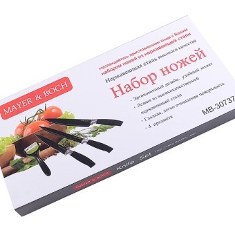 Набор ножей 4пр, МВ (30737) Набор ножей 4пр, МВ (30737)