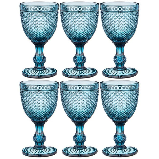 Набор бокалов для вина "гранат" 6шт. серия "muza color" 300мл. / в=17 см Lefard (781-156)