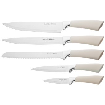 Набор ножей agness на пластиковой подставке, 6 предметов Agness (911-743)