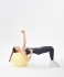 Фитбол Starfit GB-108 антивзрыв, 900 гр, желтый пастель, 55 см (1747177)