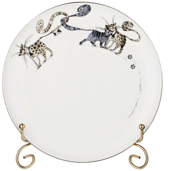 Тарелка закусочная lefard "котики" 21 см Lefard (86-2308)