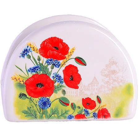 Салфетница на стол 9,5х4,4х7,1см Цветущие Маки доломит LR (60284) Салфетница на стол 9,5х4,4х7,1см Цветущие Маки доломит LR (60284)