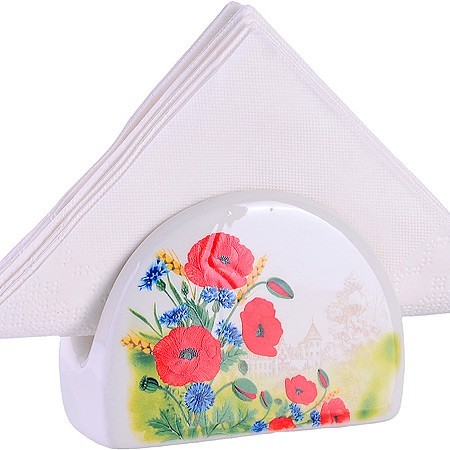 Салфетница на стол 9,5х4,4х7,1см Цветущие Маки доломит LR (60284) Салфетница на стол 9,5х4,4х7,1см Цветущие Маки доломит LR (60284)