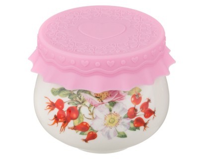 Баночка  с силиконовой крышкой lefard "шиповник" 180 мл Lefard (359-314)