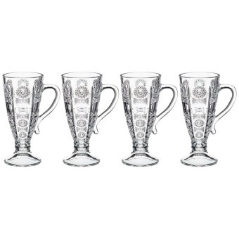 Набор из 4-х кружек "muza crystal" 250 мл. высота=16,5 см. Lefard (195-181)