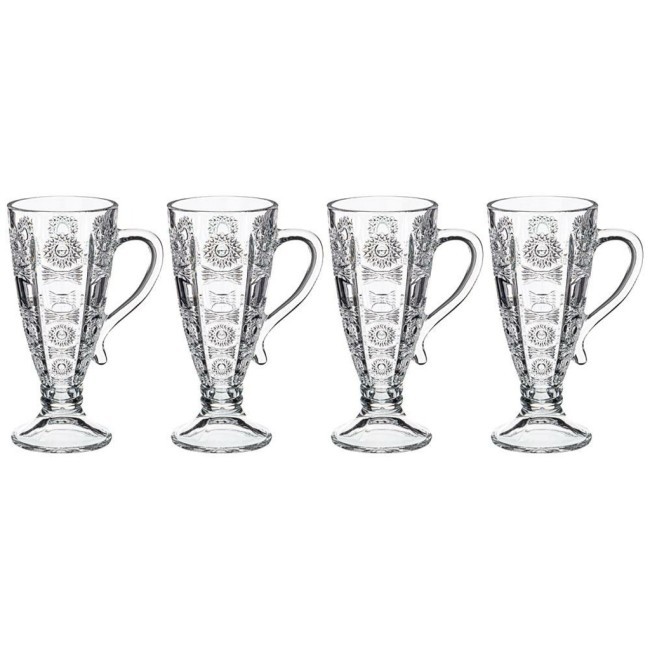 Набор из 4-х кружек "muza crystal" 250 мл. высота=16,5 см. Lefard (195-181)