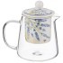 Чайник стеклянный с ситом lefard "прованс лимоны" 400 мл Lefard (104-840)