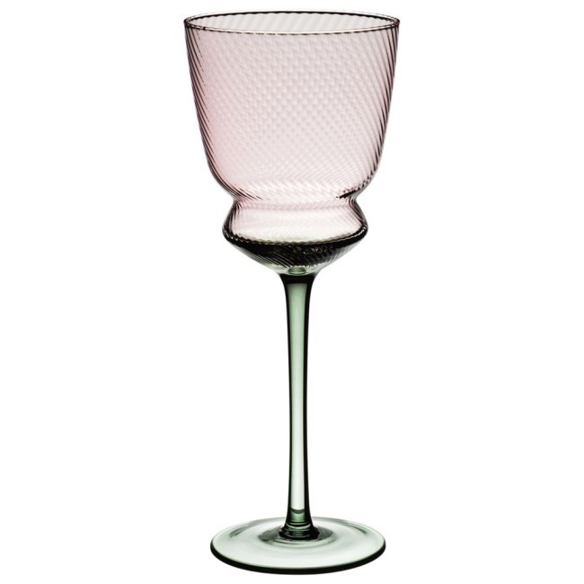 Набор бокалов для вина "twist & shine" green, 2 шт/380 мл Lefard (687-024)