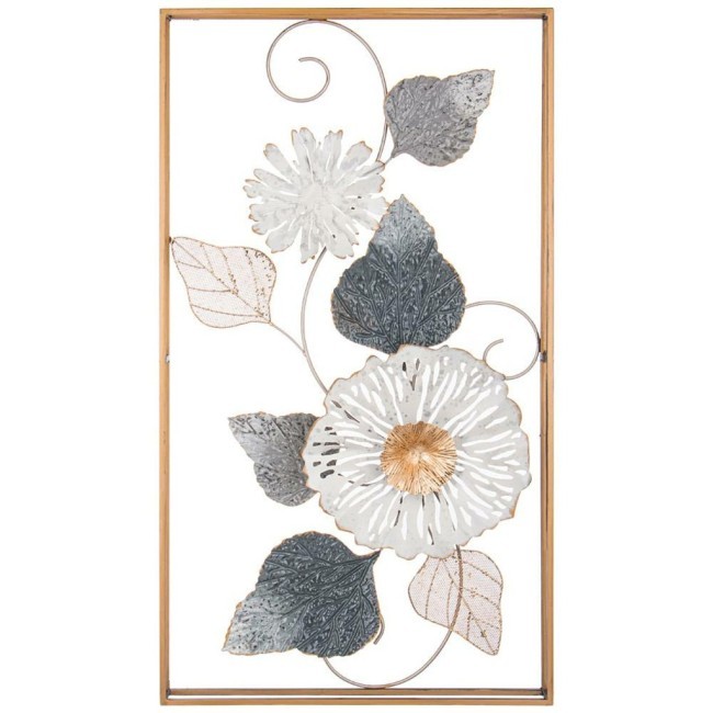 Панно настенное коллекция "цветочная симфония" 50.2*90.8*5.7 см Lefard (680-174)