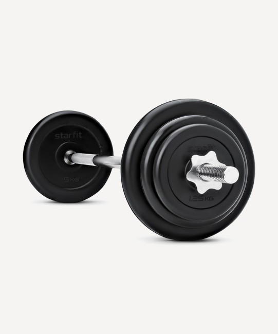 Замки для грифа STARFIT BB-108, d=26 мм, металлические, хромированный, 2 шт (1121604)