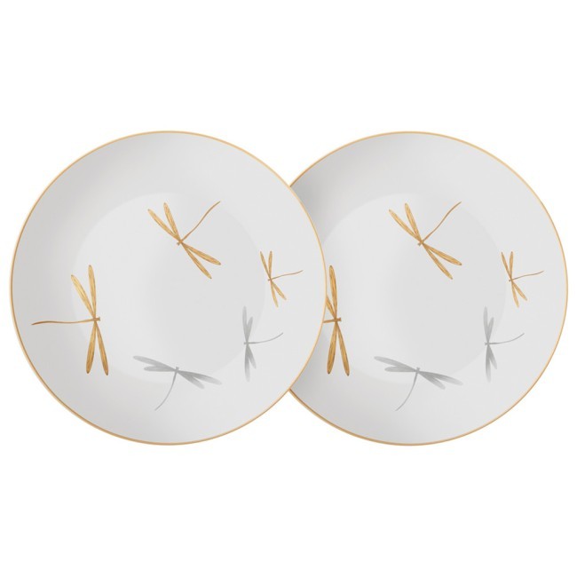 Набор тарелок закусочных lefard “elegance" 2 шт. 20*2 см Lefard (419-158) Набор тарелок закусочных lefard “elegance" 2 шт. 20*2 см Lefard (419-158)