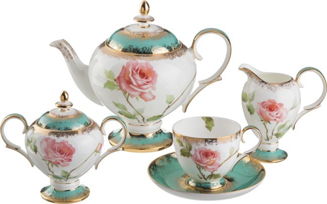 Чайный сервиз "амелия" на 6 персон 15 пр.1000/250/200/300 мл. Lefard (22-1000)