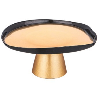 Блюдо на ножке "bohemia" gold d=21см АКСАМ (339-449)