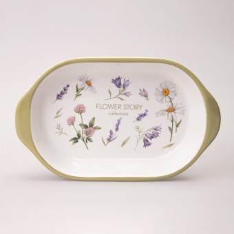 Блюдо-шубница agness "flower story" 28*17,5*4,5 см Agness (358-2190)