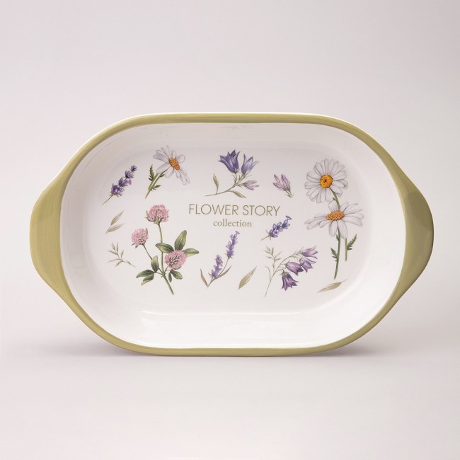 Блюдо-шубница agness "flower story" 28*17,5*4,5 см Agness (358-2190)