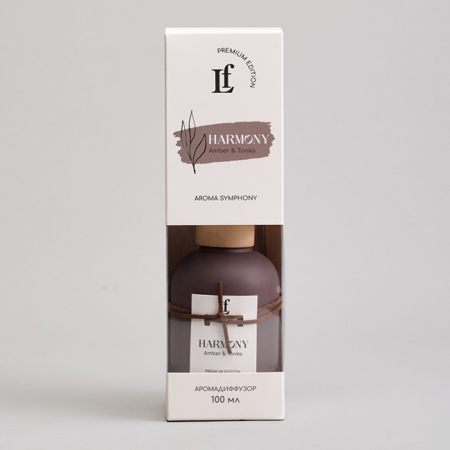 Диффузор ароматический "harmony" amber&tonka 100 мл Lefard (605-133) Диффузор ароматический "harmony" amber&tonka 100 мл Lefard (605-133)