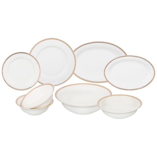 Сервиз обеденный lefard "crown" на 6 пер. 23 пр. золотой Lefard (590-460) Сервиз обеденный lefard "crown" на 6 пер. 23 пр. золотой Lefard (590-460)