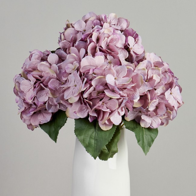 Цветок искусственный "гортензия" высота=52см. Lefard (287-581)