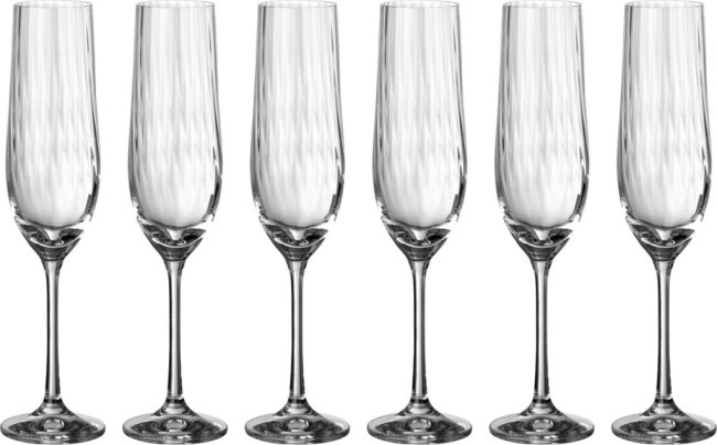 Набор бокалов для шампанского "Waterfall" 6 шт, 190 мл (TT-00008421) Набор бокалов для шампанского "Waterfall" 6 шт, 190 мл (TT-00008421)
