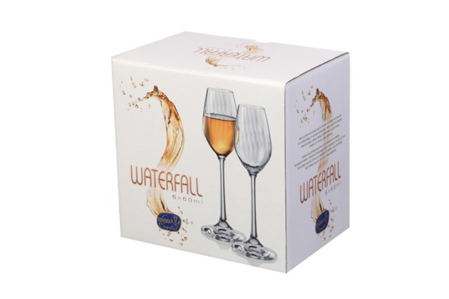 Набор рюмок "Waterfall" 6 шт, 60 мл (TT-00008420) Набор рюмок "Waterfall" 6 шт, 60 мл (TT-00008420)
