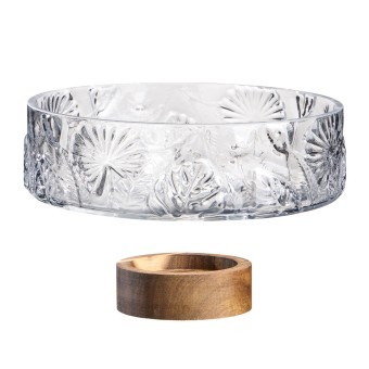 Фруктовница "flora" 1500 мл диаметр 21 см высота 9 см Lefard (750-006)