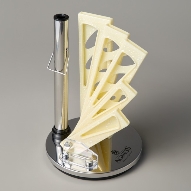 Набор ножей agness с ножницами и мусатом на пластиковой подставке, 8 предметов Agness (911-619) Набор ножей agness с ножницами и мусатом на пластиковой подставке, 8 предметов Agness (911-619)