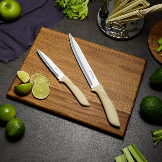 Набор ножей agness с ножницами и мусатом на пластиковой подставке, 8 предметов Agness (911-619) Набор ножей agness с ножницами и мусатом на пластиковой подставке, 8 предметов Agness (911-619)