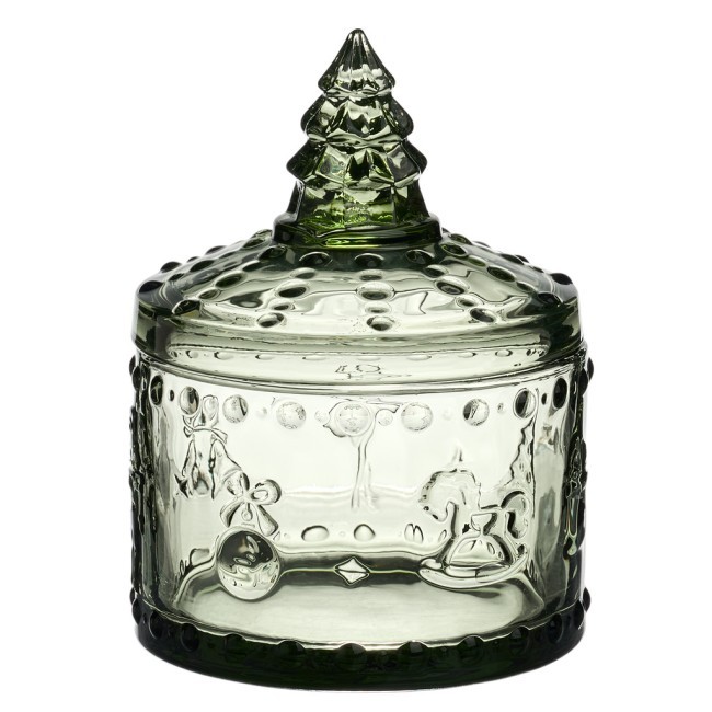 Емкость для хранения "щелкунчик" green, 9*9*12,5 см Lefard (355-418)