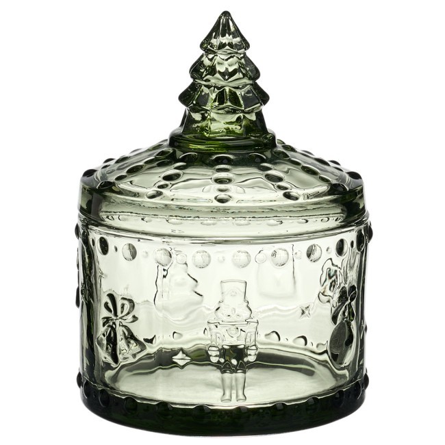 Емкость для хранения "щелкунчик" green, 9*9*12,5 см Lefard (355-418)