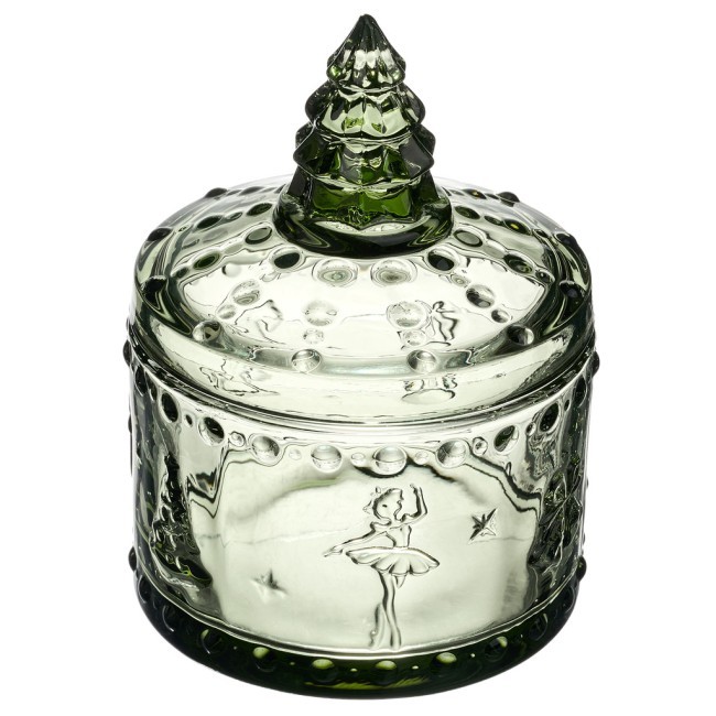 Емкость для хранения "щелкунчик" green, 9*9*12,5 см Lefard (355-418)