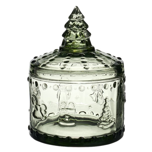 Емкость для хранения "щелкунчик" green, 9*9*12,5 см Lefard (355-418)